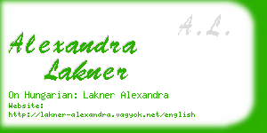 alexandra lakner business card